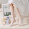 5Pairs Breathable Lace Boat Socks Anti-Slip Invisible Socks Women Sweet Pearl Ankle Socks  Women