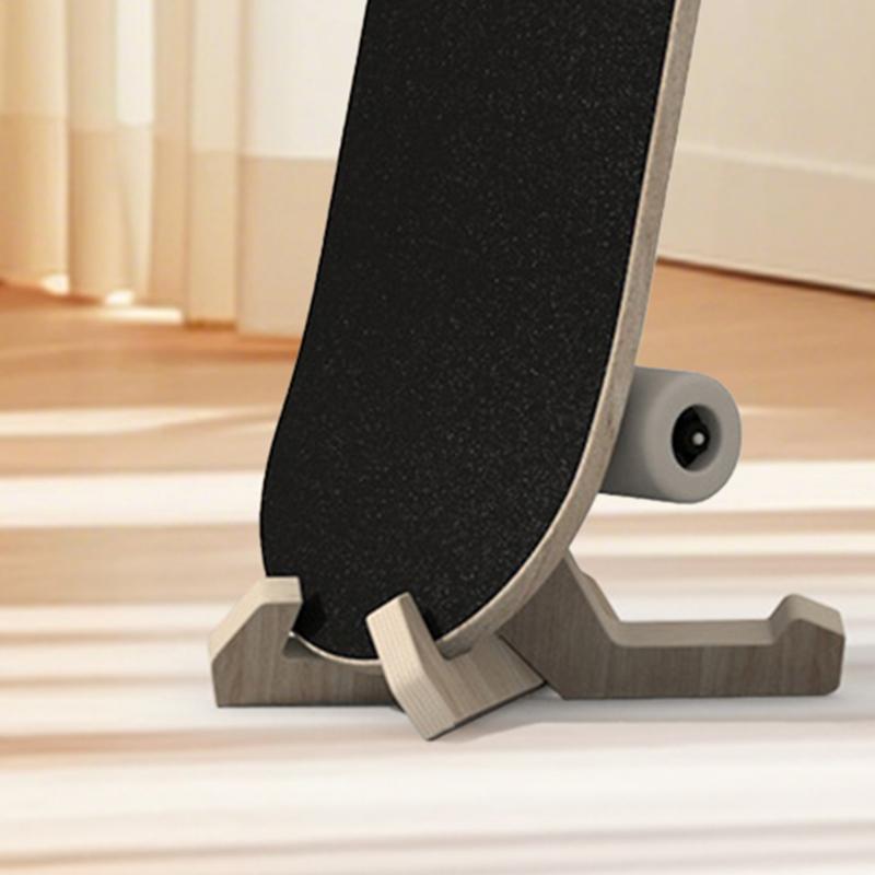 Skateboard Rack 1 Pair Stable Wood Skateboard Rack Snowboard Stand Snowboard Hardware For Enthusiasts And Collectors Family