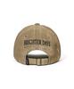 Bieseulaebis 3D Embroidery Dirty Washed Cotton Cap Beige
