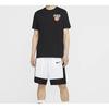 Nike T Shirts Men's Black Crew Neck Moderate Straight Fit CD1287-010
