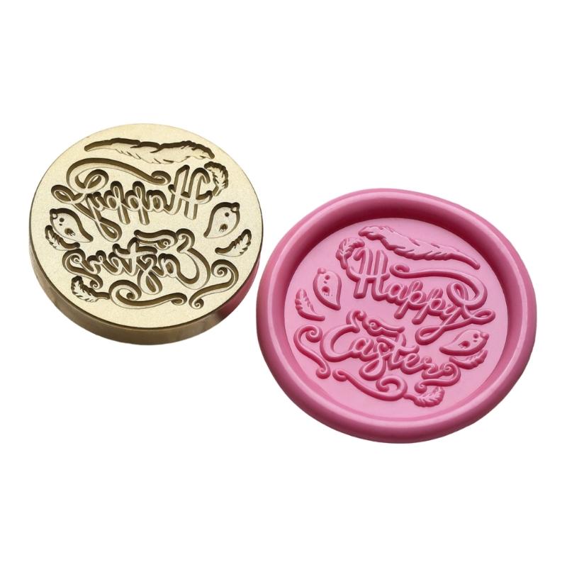 Easter Pattern Wax Stamp Head Replacement for Sealing Envelope Invitation Gift Cards Easter Greeting Card