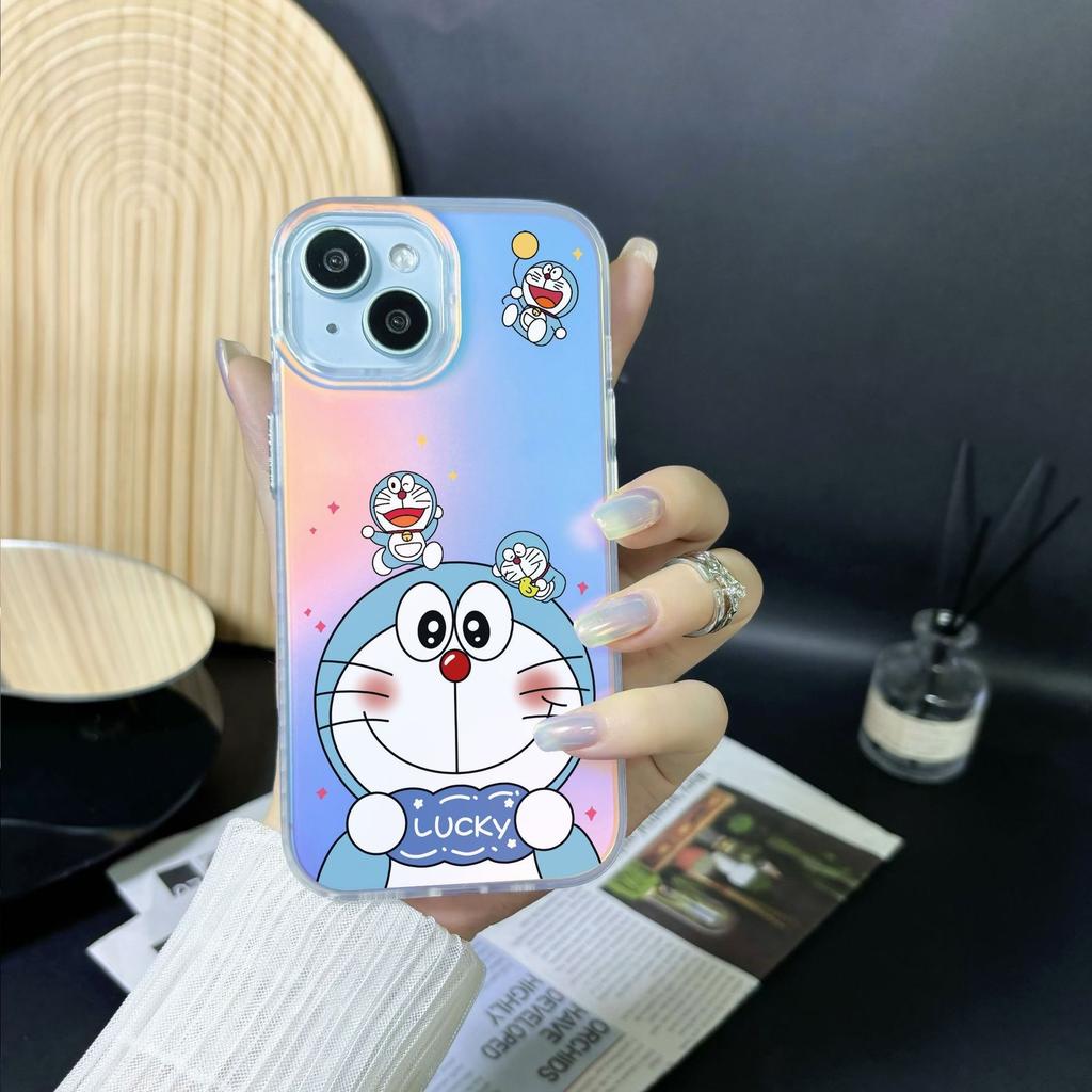 Applicable To Apple 16promax Mobile Phone Case Iphone1415 Chameleon 131112IMD Doraemon AIMD