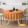 Modern Minimalist Linen Solid Round Tablecloth Handmade Lace Thickened Table Cloth Waterproof Dustproof Table Cover