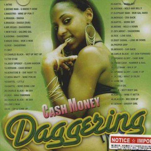 

Mix CD CASH MONEY - Daggering MIXCD211410 Blank Mix CD-R 2008 Japan Reggae, Ska & Dub