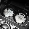 AANO1 1/2 Stück Leuchtender Auto-Getränkeuntersetzer Becherhalter-Pad Anti-Rutsch-Matte Für KIA Sportage Ceed Sorento Cerato Optima Picanto Rio Soul Niro