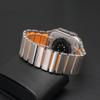 Men Titanium Rubber Strap for Apple Watch Ultra 3 49mm Series 11 10 46mm Luxury Wrist Band for Iwatch 9 8 7 45mm 6 5 4 SE 3 44mm