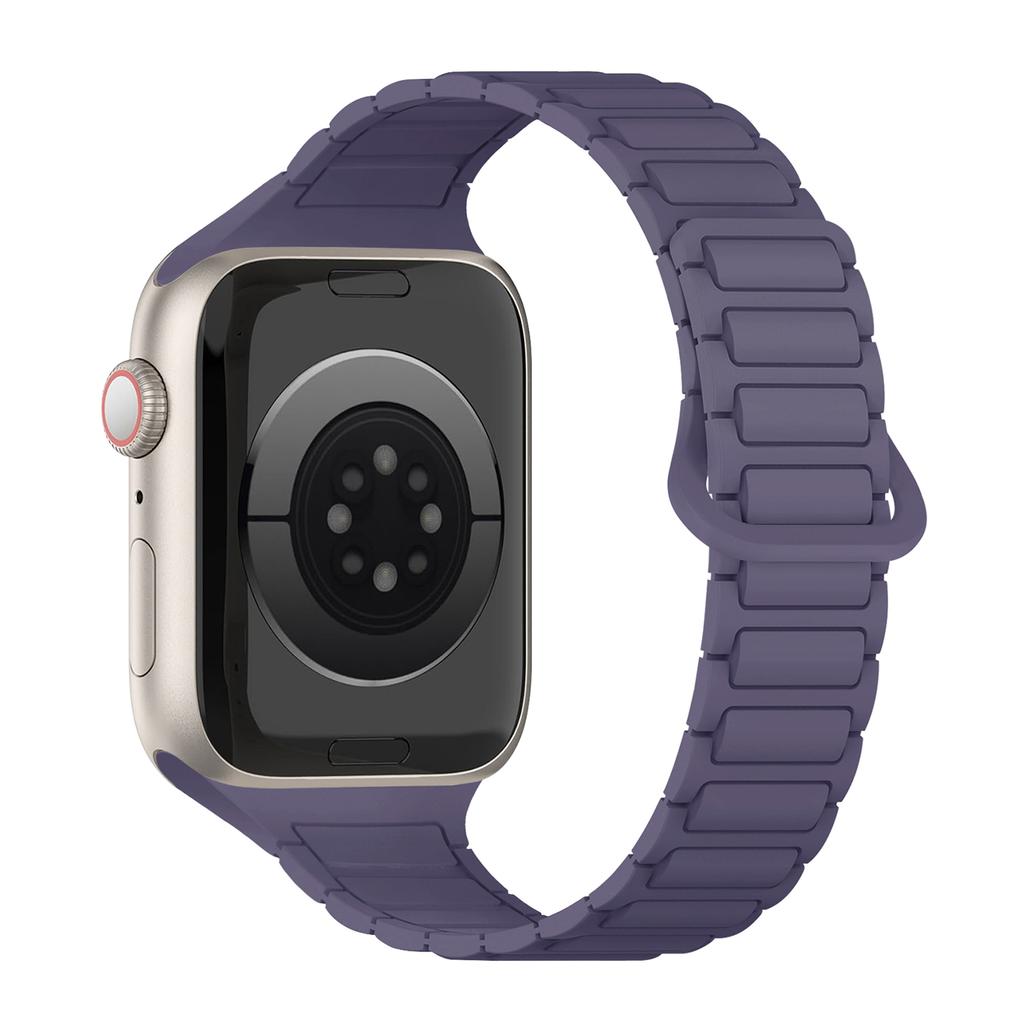 Magnetic Silicone Strap for Apple Watch Ultra 3 Band 49mm 46mm 42mm 45mm 44mm 40mm Bracelet Correa IWatch Series 11 10 9 8 7 SE