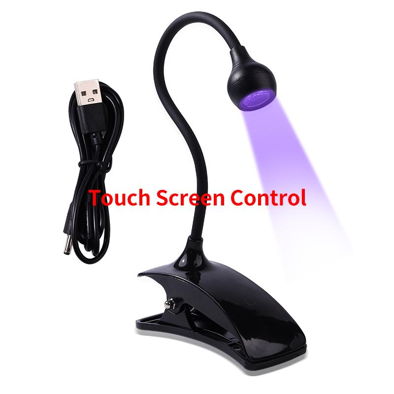 

УФ-светодиодная лампа для ногтей, профессиональные лампы для ногтей, Американская поза, УФ-свет, сушка, гибкая настольная USB-сушилка с зажимом для маникюра CN