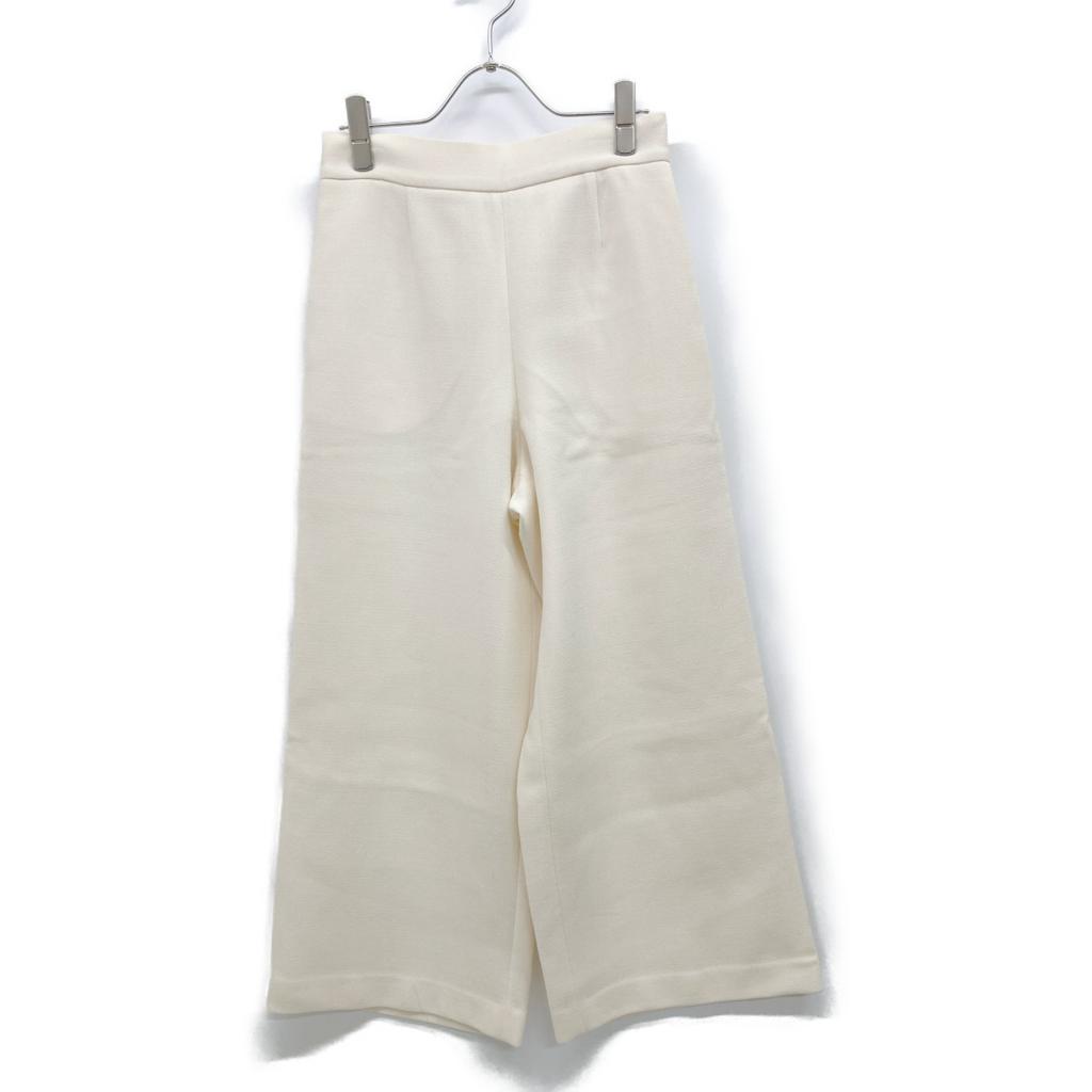 Kiton Cream D42102K05P54 Wool Wide Slacks Pants Bottoms 38 IvoryUsed