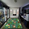 Tapis imprimé Grinch, Tapis pour chaise de bureau Salon Chambre à coucher Décoration de cuisine Cadeaux.