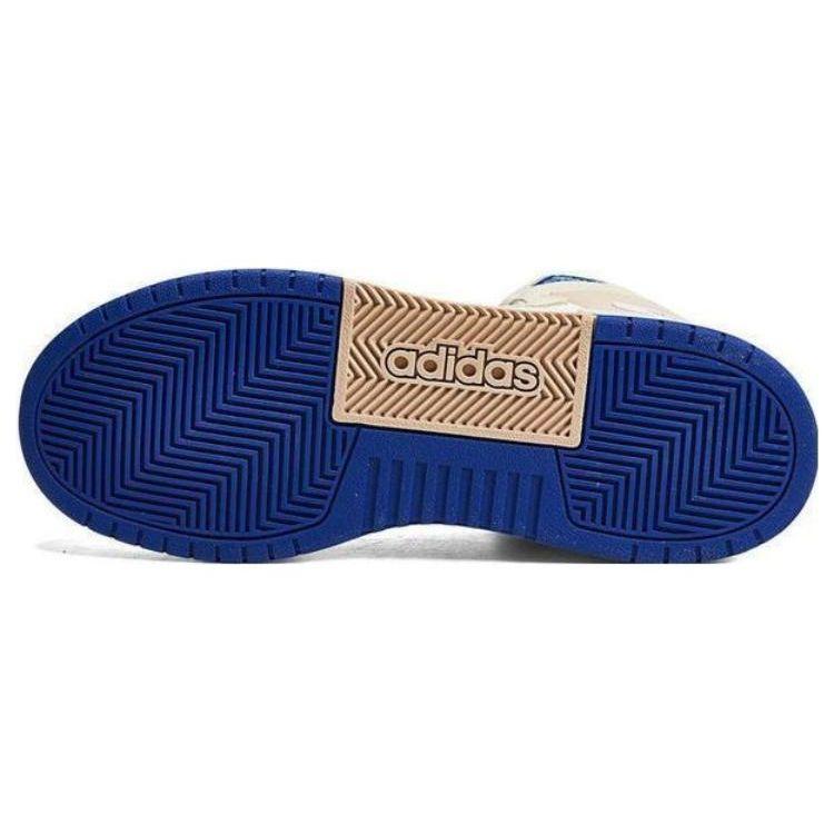 Adidas Neo 100Db Trendy Sport Støtdemping Sklisikker Slitesterk Mellomhøyde Fritidssko Unisex Fritidssko Off-White Blå GZ2583