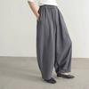 Japanese Spring and Summer Casual Pants Women's Simple Casual Solid Color All-match Bloomers Wide-leg Pants Trousers
