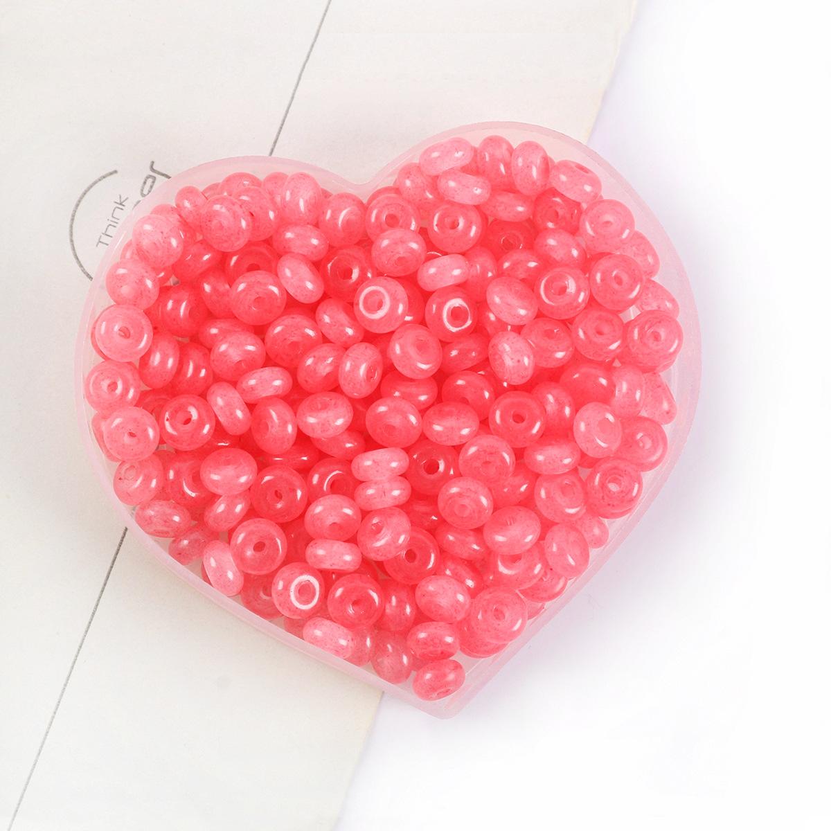 

3 * 6 мм цветные бусины для счетов стеклянные рисовые бусины круглые бусины свободные бусины бисерные браслеты для самостоятельного изготовления ожерелья перегородки из бусин ювелирные аксессуары 10G (about 55 pieces)