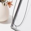 Antique Curve Cut Ball Pendant String Necklace (C2503-AN964_BK)