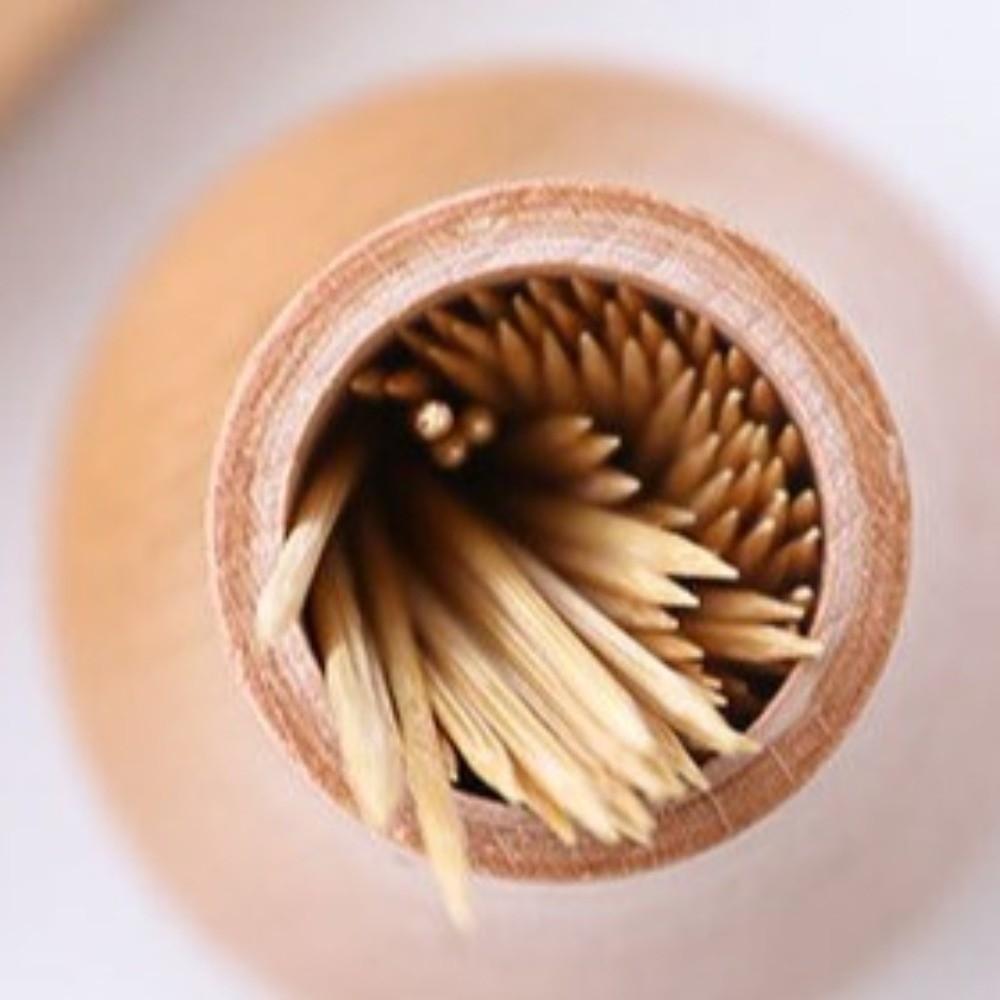 Wooden Toothpick Holder Portable Toothpick Storage Container Beech Wood Toothpick Box  Kitchen