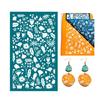 Heart Silk Screen Stencil Clay Silkscreen Print for DIY Printing Earring Scraper