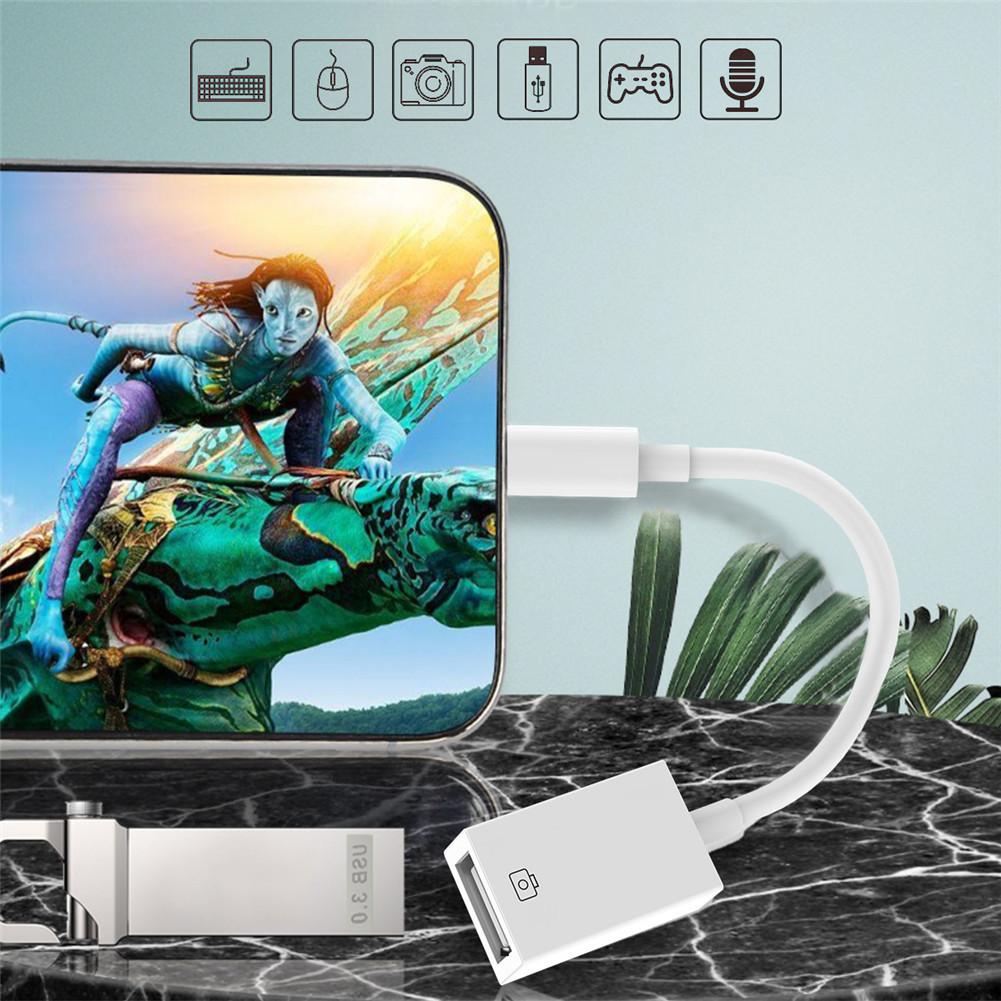USB OTG Konverter Elektrisches Klavier MIDI-Tastatur zu USB-Kamera-Adapter für iPhone 11 Pro Max iPad Unterstützung iOS 13