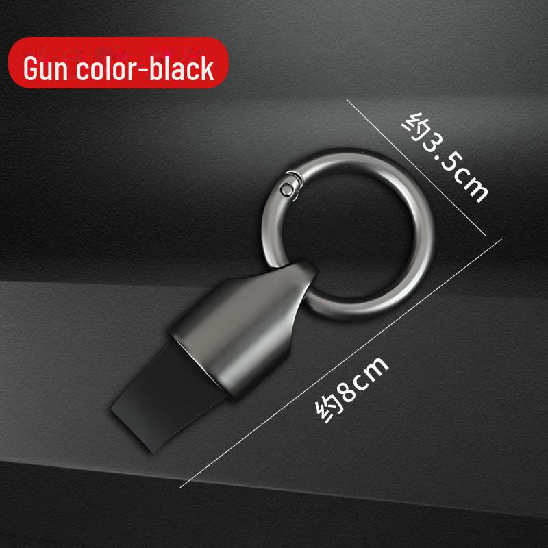 Μπρελόκ αυτοκινήτου από παγωμένο δέρμα με μεταλλικό μενταγιόν με λογότυπο λέιζερ για άνδρες και γυναίκες