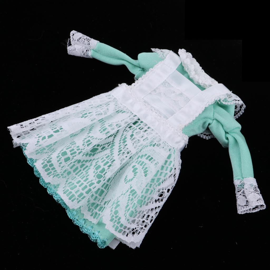 green dress with lace suit for blythe doll licca DOLLS
