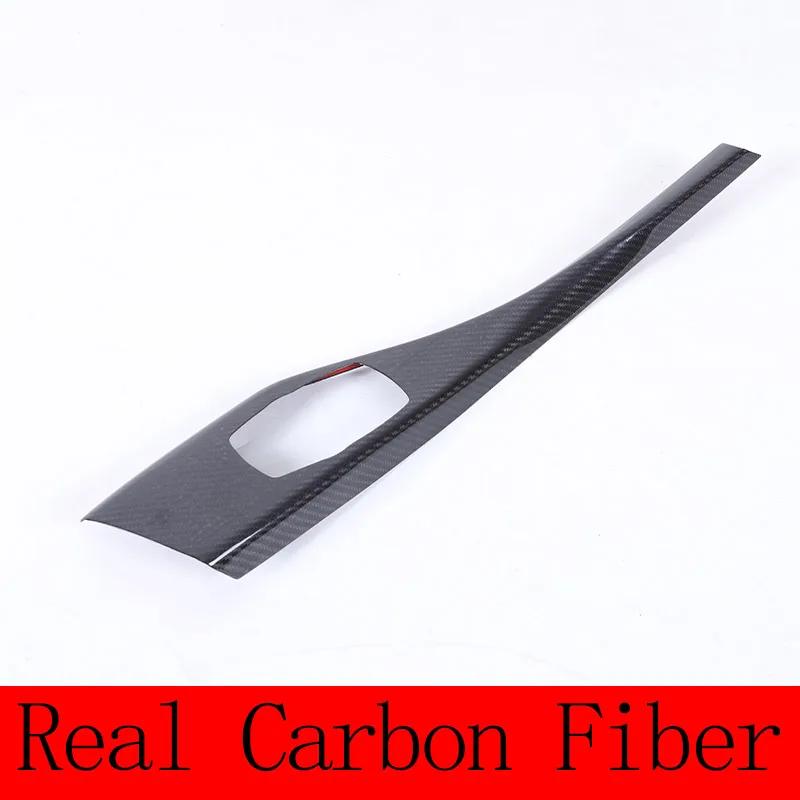 Real Carbon Fiber For BMW 1 2 Series F20 F21 F22 F23 2012-2018 Car Multimedia Panel Gear Shift Trim Stickers Car Accessories LHD