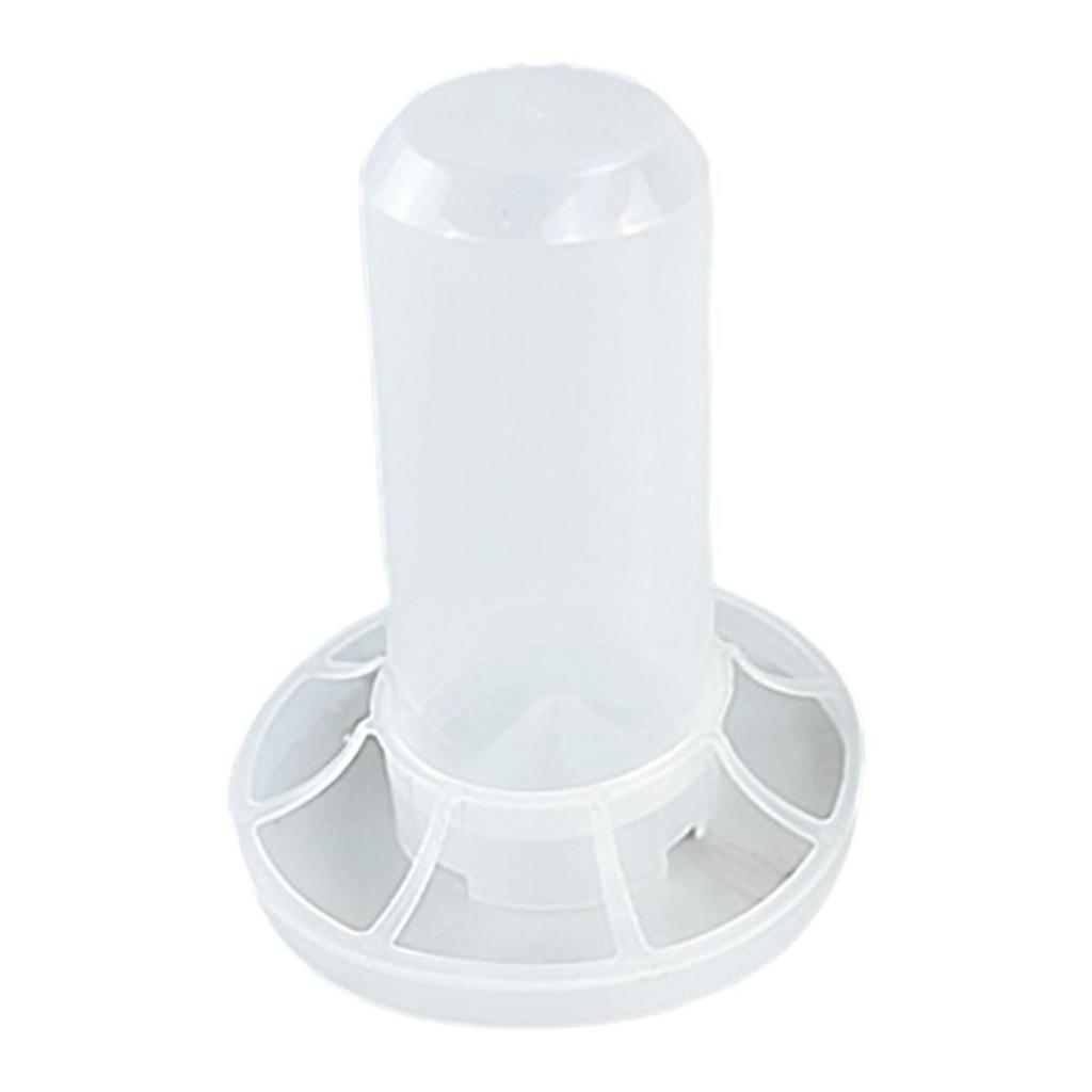 Automatischer Hühnerfutterautomat für den Stall, Geflügelfuttereimer mit Öffnungen für Küken, Gänse, Hähne und Gartenfutter für Rasen