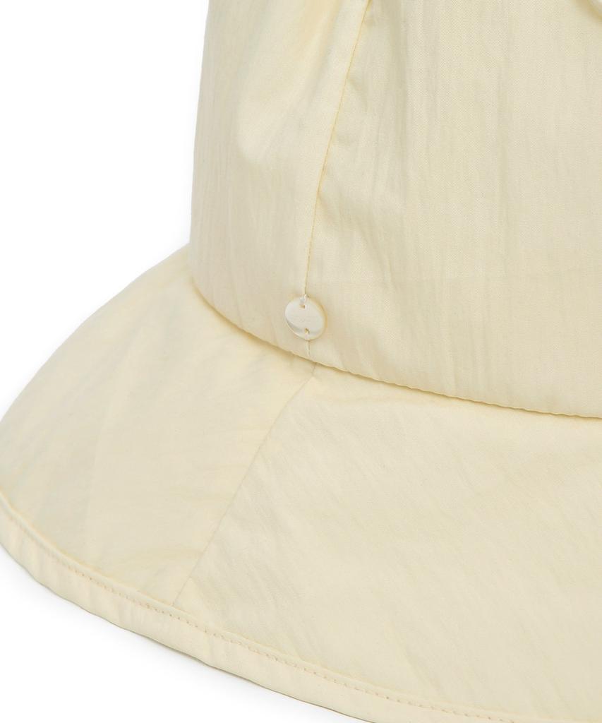 Eondeokeonteulolseutyudio Summer Nylon Bucket Hat Fold Bucket / Drawstring / Nc Lemon