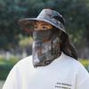 Spring Hat Men's Outdoor Camouflage Bucket Hat Sun Protection Visor Summer Neck Fishing Sun Hat