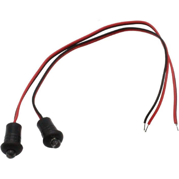 12v Car Theft Deterrent Light Red LED Flashing Dummy Alarm Warning Security L