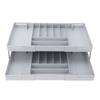 Drawer Foldable Organizer Tray Multifunctional Space Saving Multi Level Expandable Desk Organizer