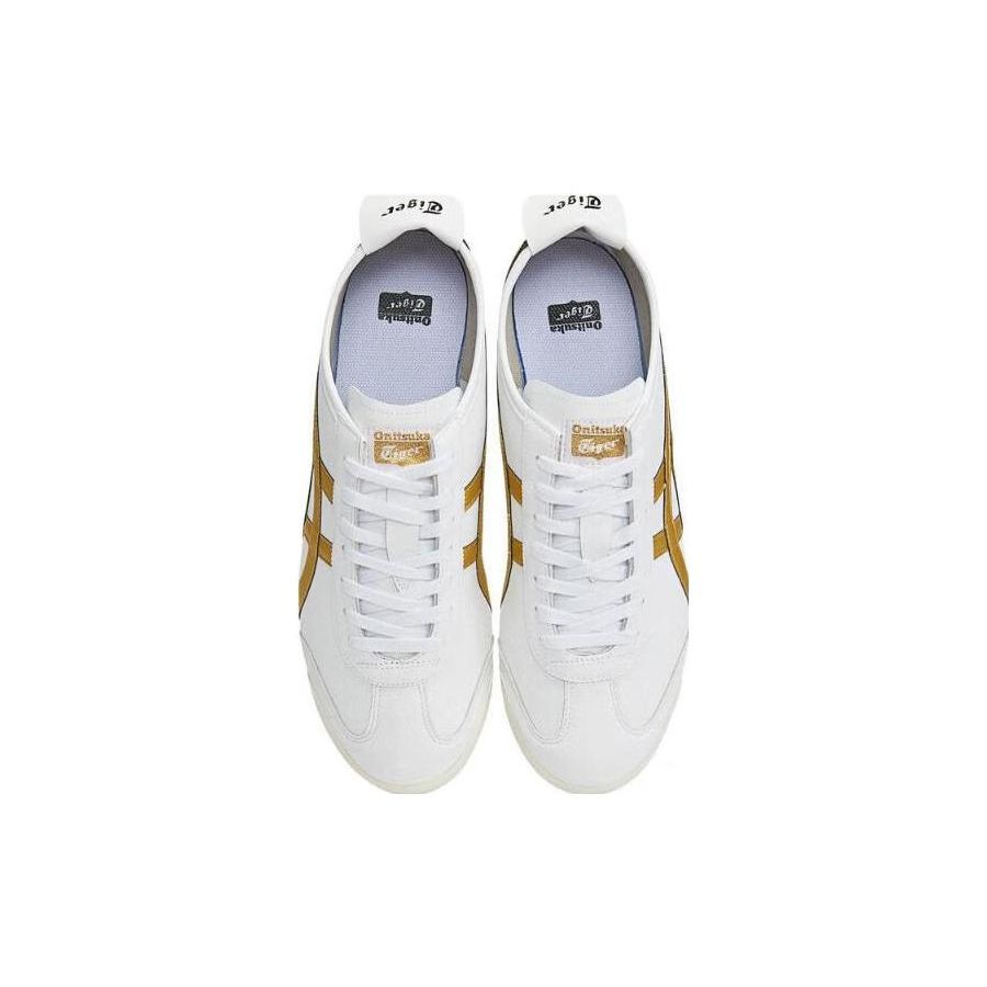 ONITSUKA TIGER Mexico 66 Comfortable Retro Slip Resistant Durable Low Top Lifestyle Sneakers Unisex Sneakers White Platinum 1183C080-101