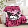 1pc Flannel Kuromi, Heart, ButterfliesThrow Blanket, Cartoon Truck Pattern Printed Blanket, Warm Cozy Soft Blanket For Couch Bed Sofa Car Of