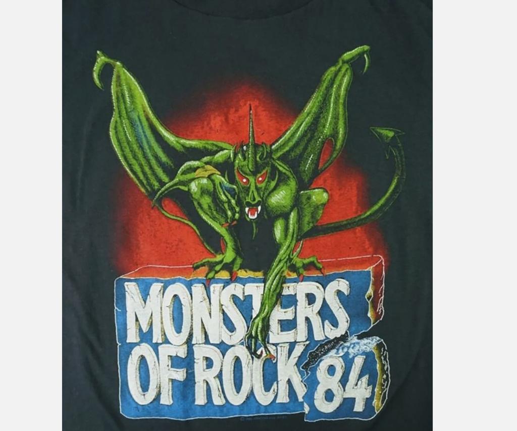 1984 Monsters of Rock Collezione Band Regalo Base Per Fan da S a 4XL T-shirt