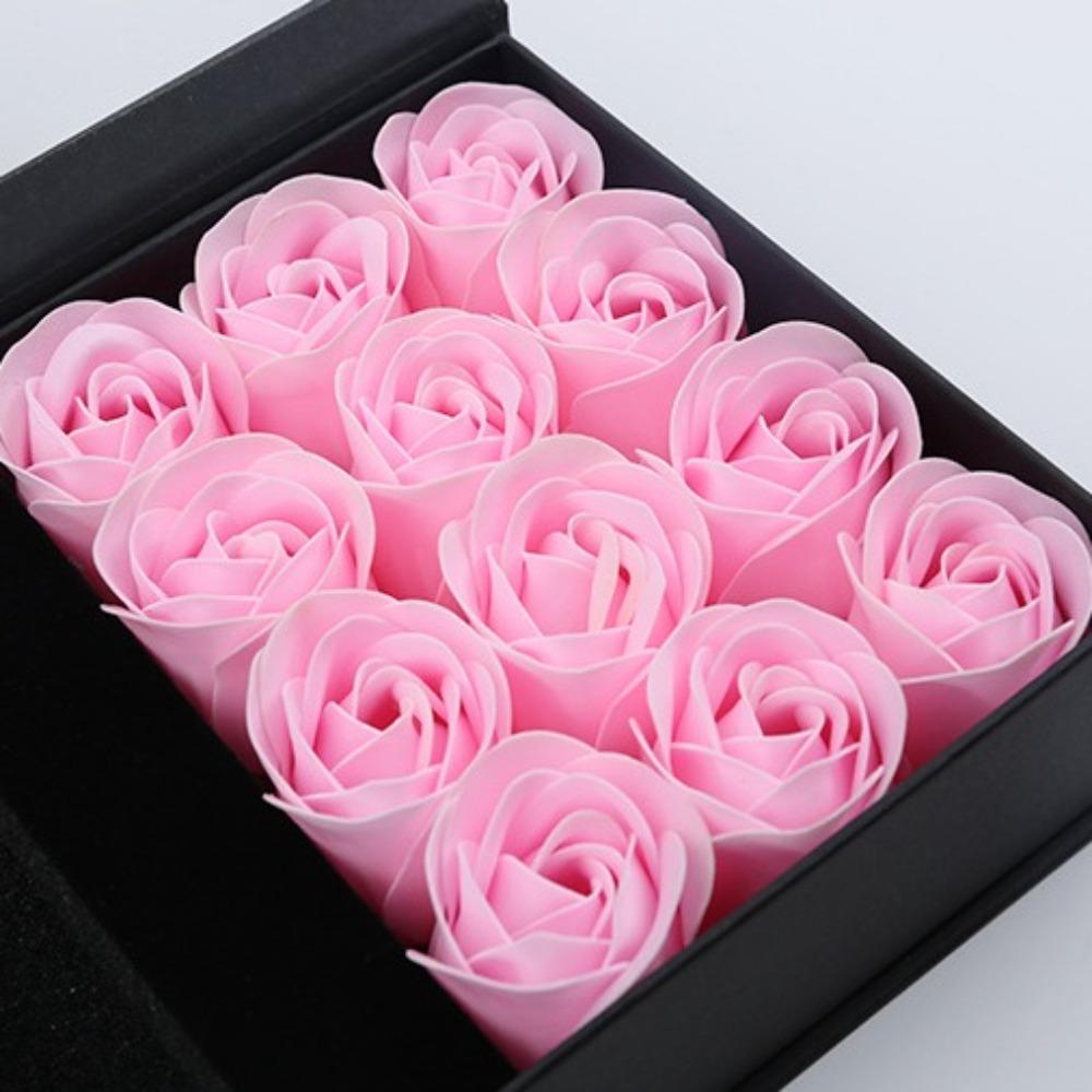 Open Window Soap Flower Jewelry Box Valentines Day Gift Present Packing Bag  Women