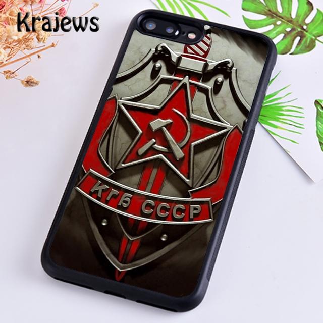 Krajews New Style Russia Soviet Flag Phone Case Cover For iPhone 17 Air 16 15 14 plus 11 12 pro max coque Fundas