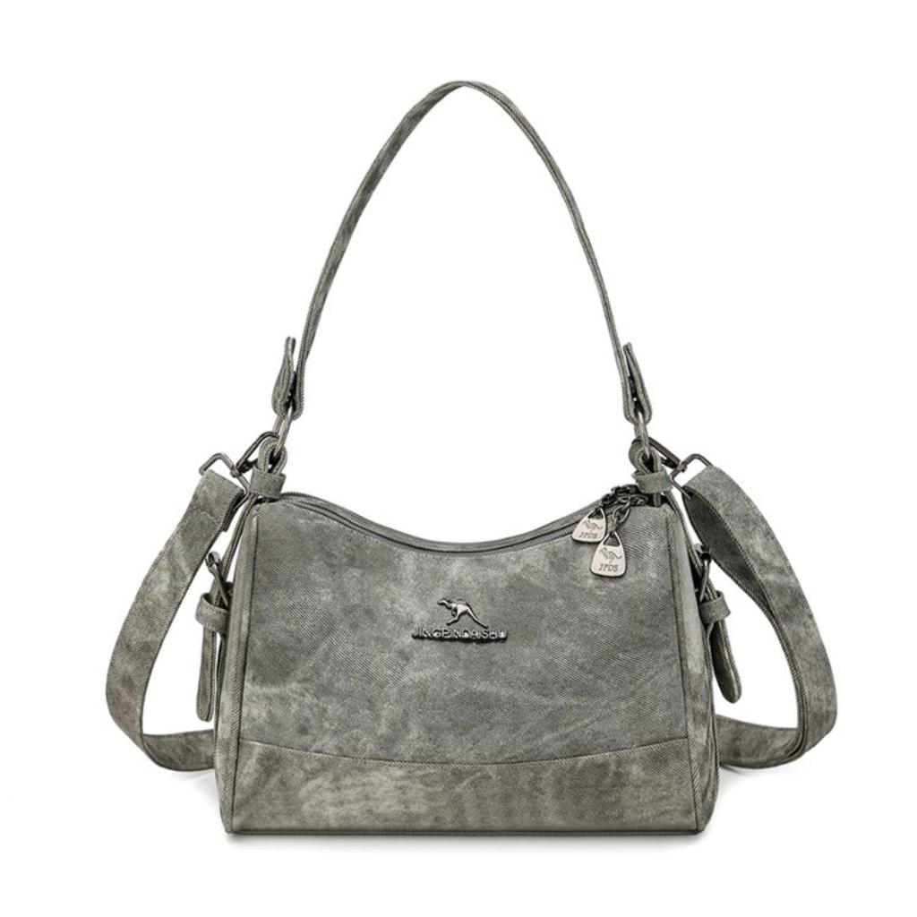 Xeie Thuk Shoulder Crossbody Handbag Women PU Adjustable Strap Daily Commute