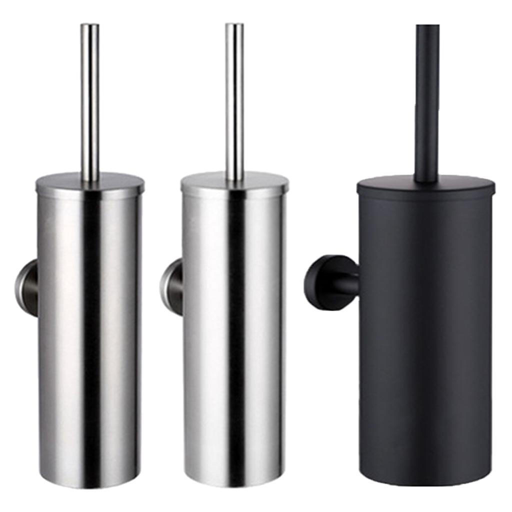 Stainless Steel Toilet Brush with Holder for Bathroom Organization