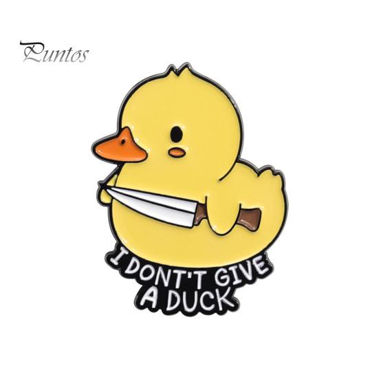 

Значок в виде утёнка из мультфильма, украшение в виде животного, брошь из сплава, шляпа, шарф, сумка, украшение на лацкан, булавка, подарок на день рождения, выпускной, Рождество B