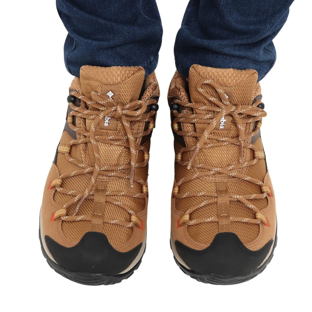 Columbia Saber Five Low OutDry Elk Trekking Hiking YL4134 Waterproof Shoes, Boots, 286, Beige, (Beige/Size 23.0/Women's)