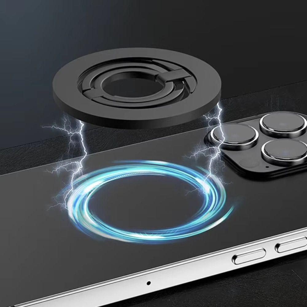 Für MagSafe Handy Fingerringhalter Starke Adsorption Magnetischer Handy Ständer Tragbare Halterung