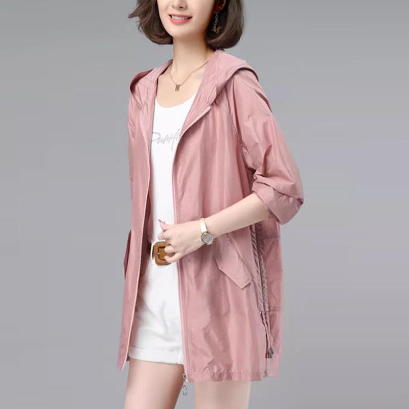 Women's 2025 Summer Sports Style Sun Protection Jacket - Breathable, Thin, Casual, Loose Fit for Outdoor Activities