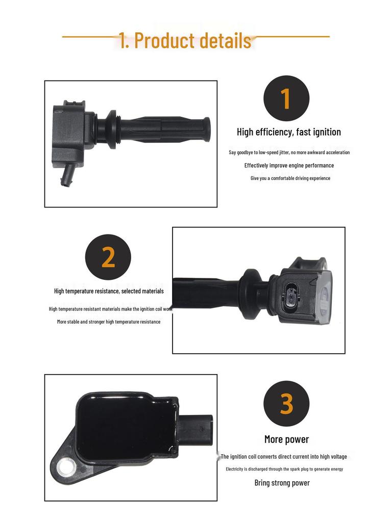 Ignition Coil 31359814 for 2.0T Volvo XC60, Ford Mondeo, S-Max High Voltage Pack