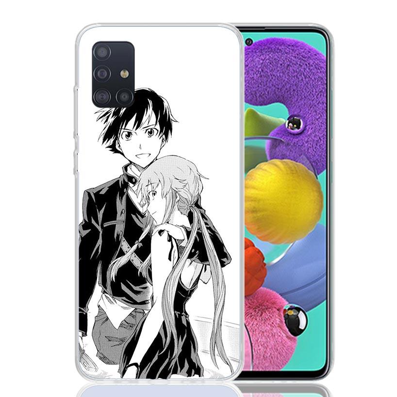 Mirai Nikki Gasai Yuno Anime Phone Case For Samsung Galaxy A52 A42 A32 A22 A12 A51 A50S A40 A30S A20E A10S A41 A31 A21S A11 A72
