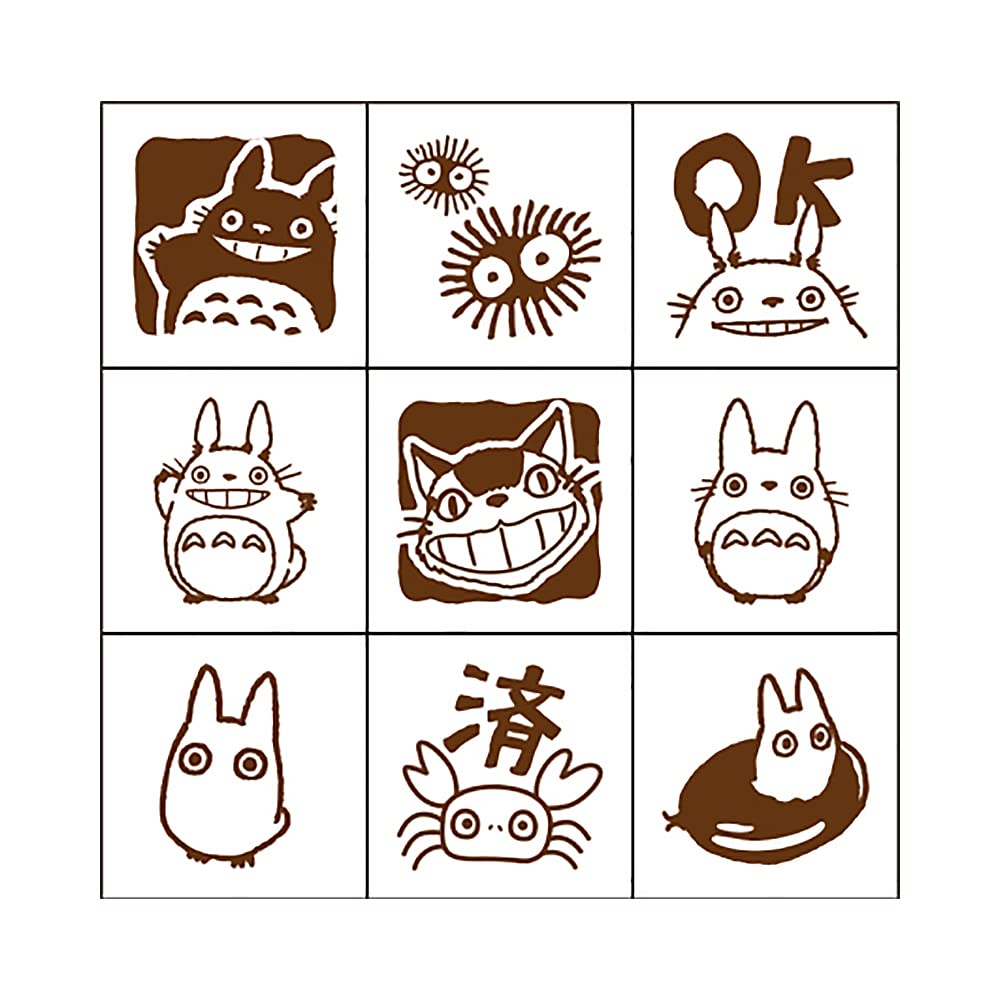 Studio Ghibli My Neighbor Totoro Check Stamp CK9-053     Cute Rubber Stamp