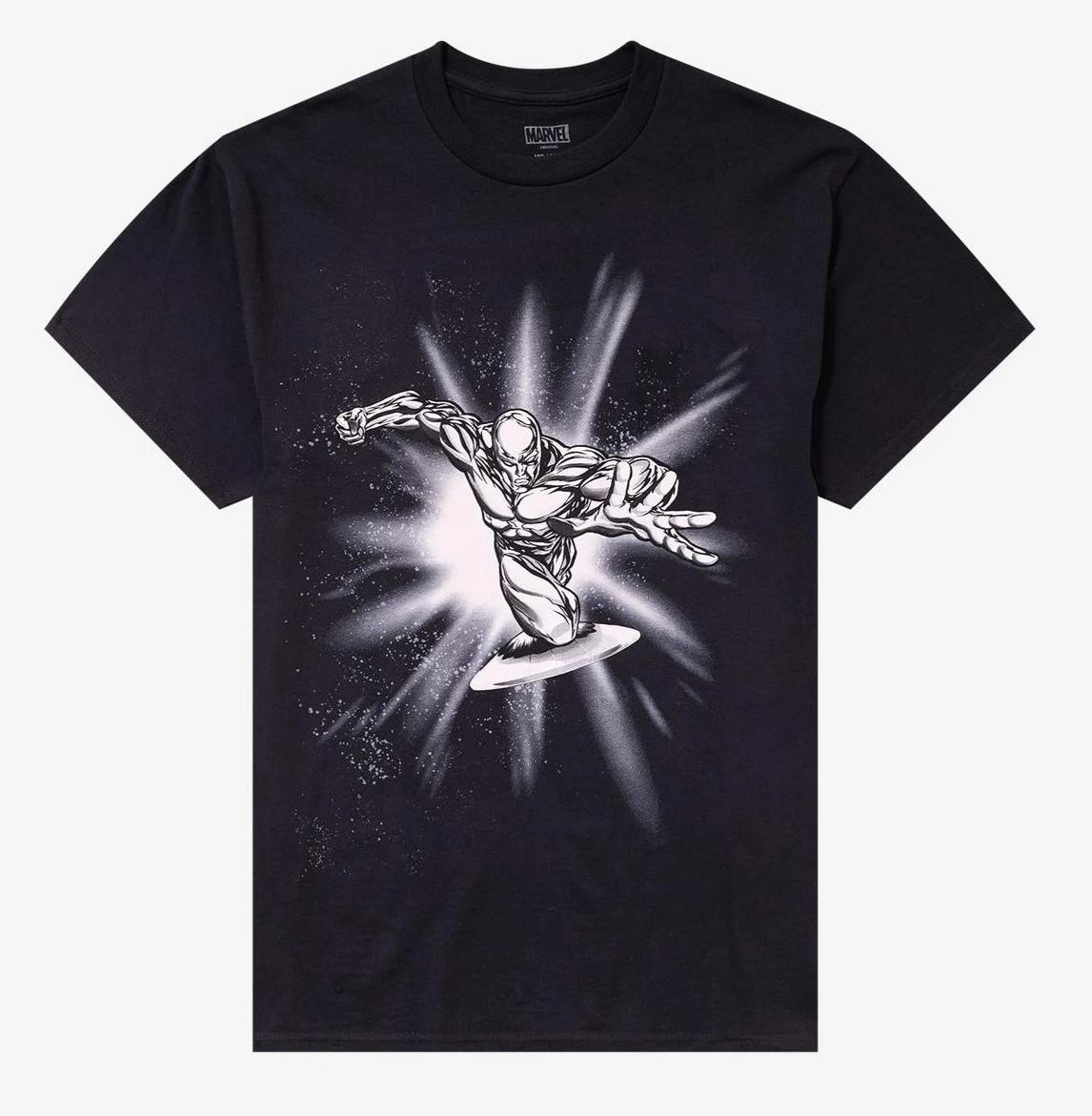 Marvel The Fantastic Four Silver Surfer T-Shirt New L