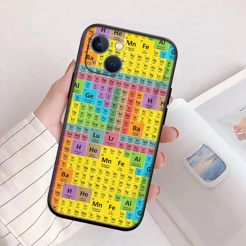 Funda de Teléfono de Alta Gama Nueva con Diseño de Ecuación Matemática Química para iPhone SE X XS XR 16E 17 11 Pro Max 8 7 6 6s Plus Air
