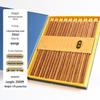 Chinese-Style Solid Wood Chopsticks - 10 Pairs Gift Box for Clients & Souvenirs