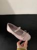 Evening Wind Shoes French Rhinestones with Mary Jane Single Shoes Flat Ballet Shoes Early Spring New Soft-soled Women's Shoes