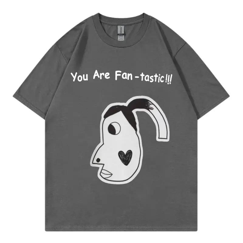 You Are Fan Tastic Funny Hyperpigmentation Meme T-Shirt Vintage Clothing Short Sleeve T-Shirt Fashion Casual T-Shirt