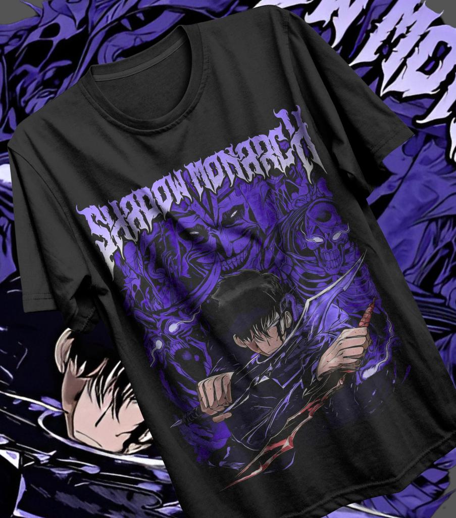 Summer Men T-shirts Best Selling Breathable Cotton Solo Leveling Anime Oversized Y2k Short Sleeve Vintage Male T-shirt Fans Gift