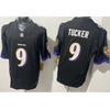 Baltimore Ravens NFL Camiseta de Fútbol Manga Corta Ropa de Equipo Bordada para Hombre Ropa Deportiva para Aficionados